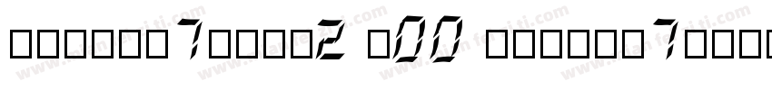 AF-LED7Seg-2 W00 AF-LED7Seg-2字体转换